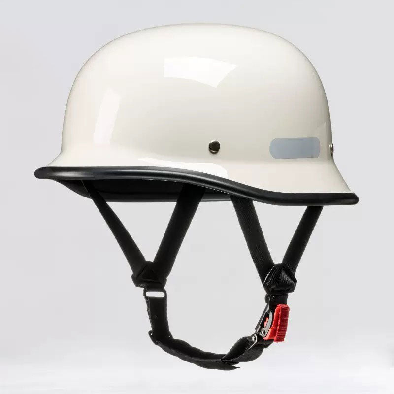 Motorcycle half helmet with goggles-I12