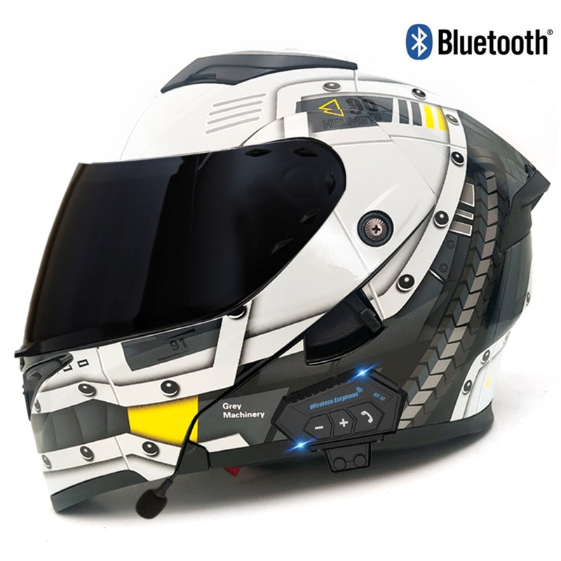 Windproof and noise-reducing full-face racing helmet-I92