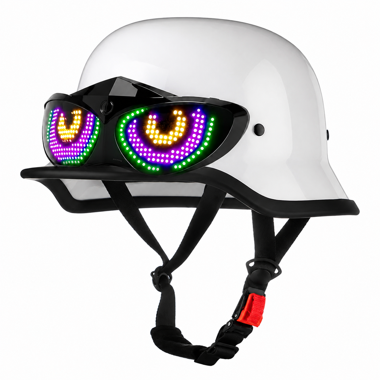 Retro Harley Cruiser Motorcycle Half Helmet-I142