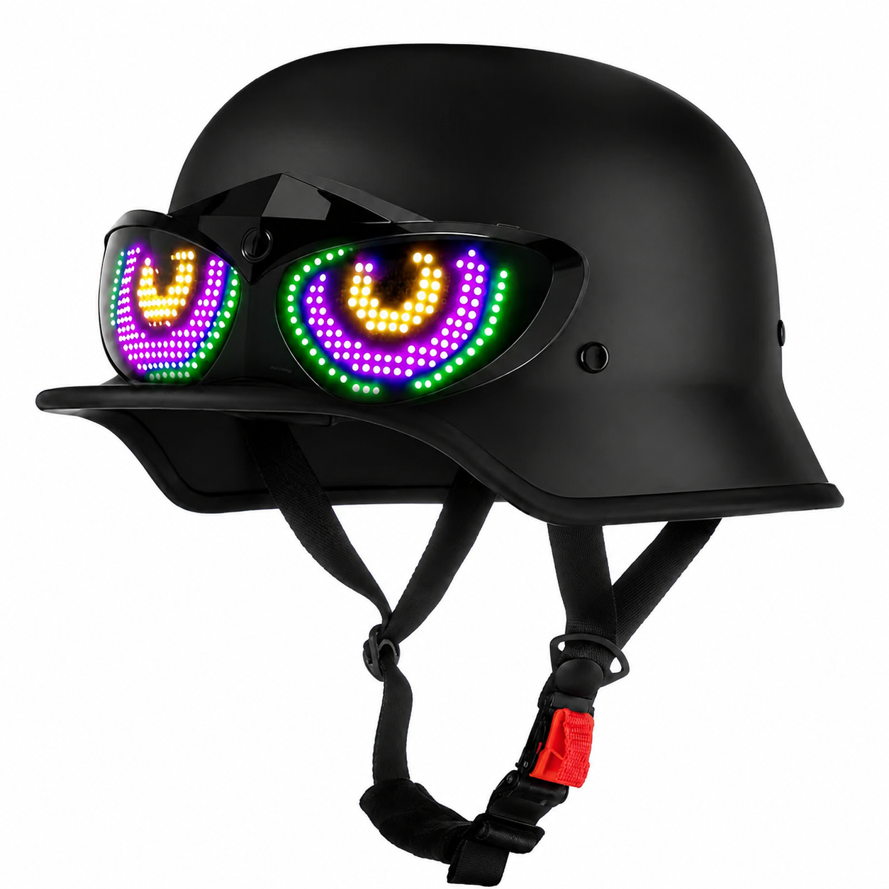 Retro Harley Cruiser Motorcycle Half Helmet-I142