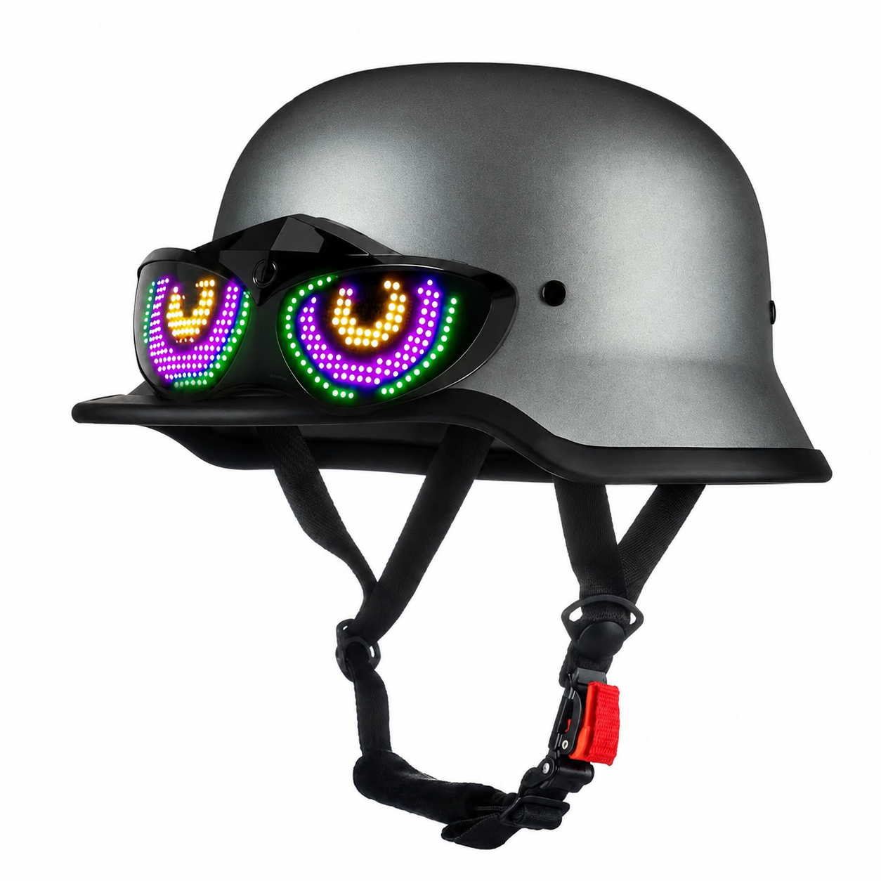 Retro Harley Cruiser Motorcycle Half Helmet-I142