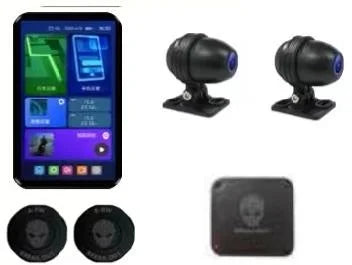 Motorcycle Recorder Dual Recording BSD 77G Millimeter Wave Radar-P09