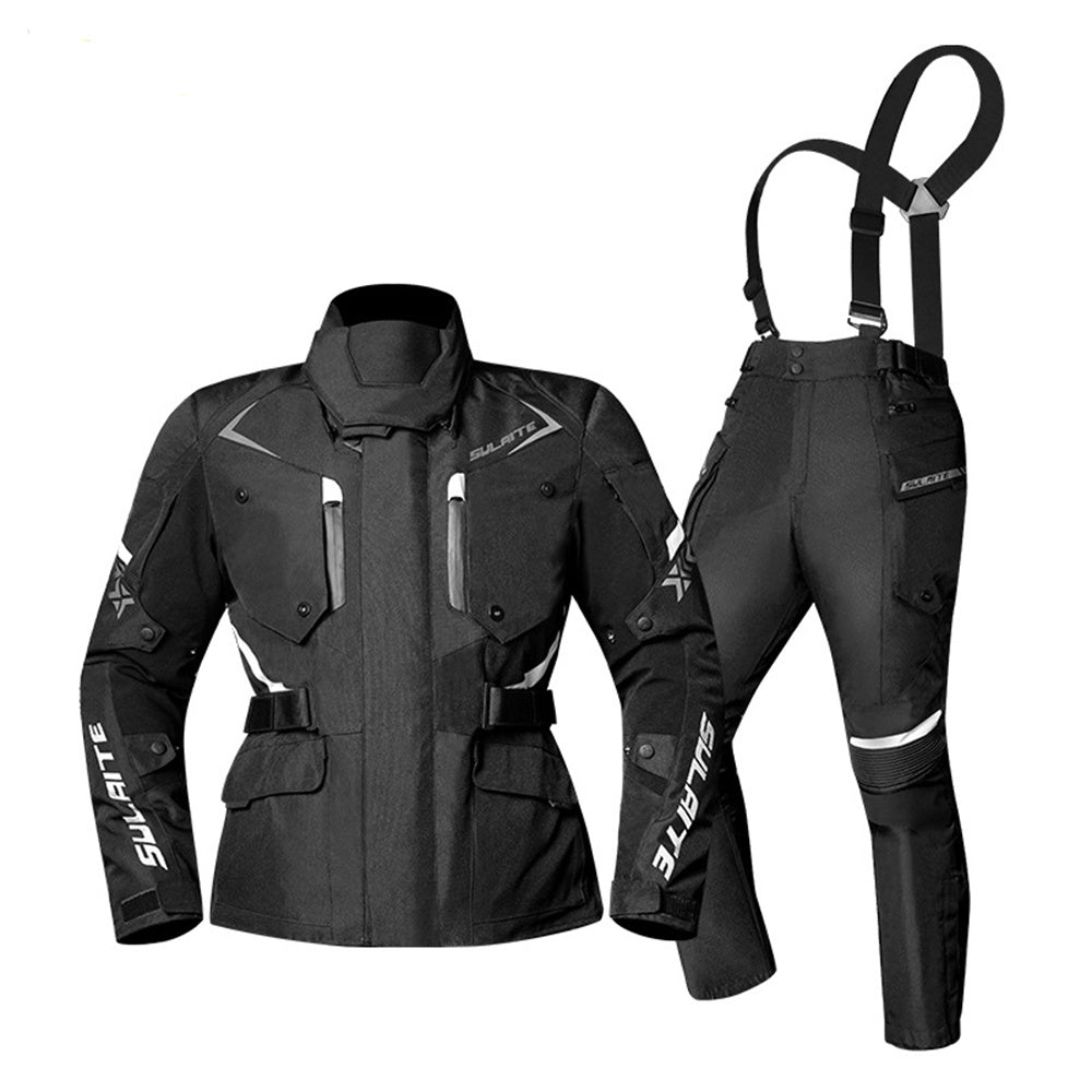 Motorcycle rally windproof and anti-fall racing suit suit-J18
