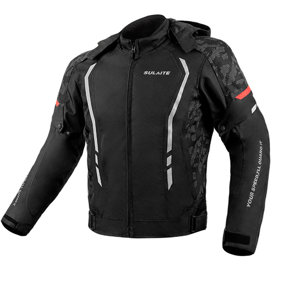 Warm and anti-fall knight equipment windproof racing suit-J16