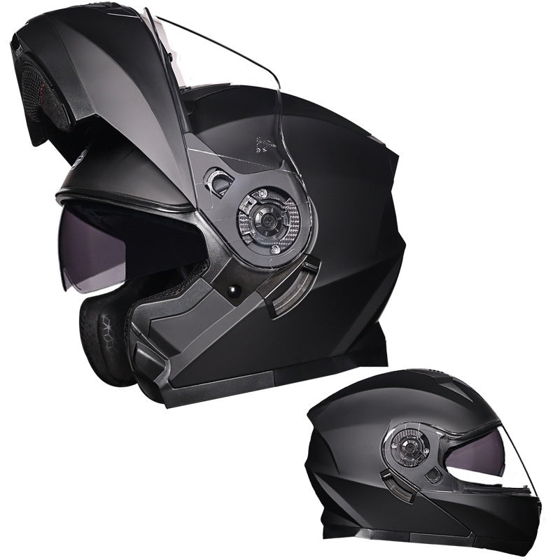 DOT-Certified Dual-Visor Modular Motorcycle Helmet-I215