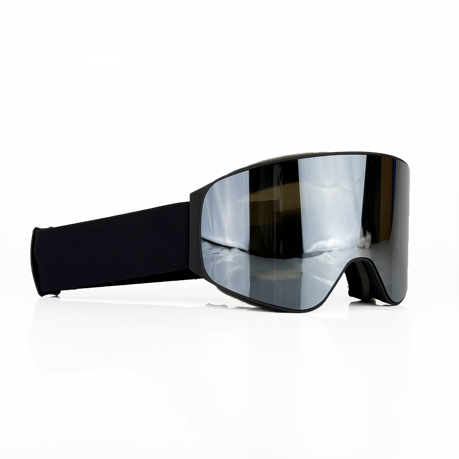 Electroplated magnetic double-layer anti-fog motorcycle goggles-H61