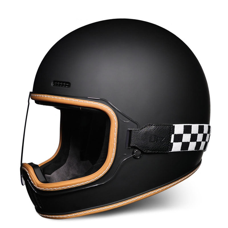 Retro cruiser motorcycle helmet-I217