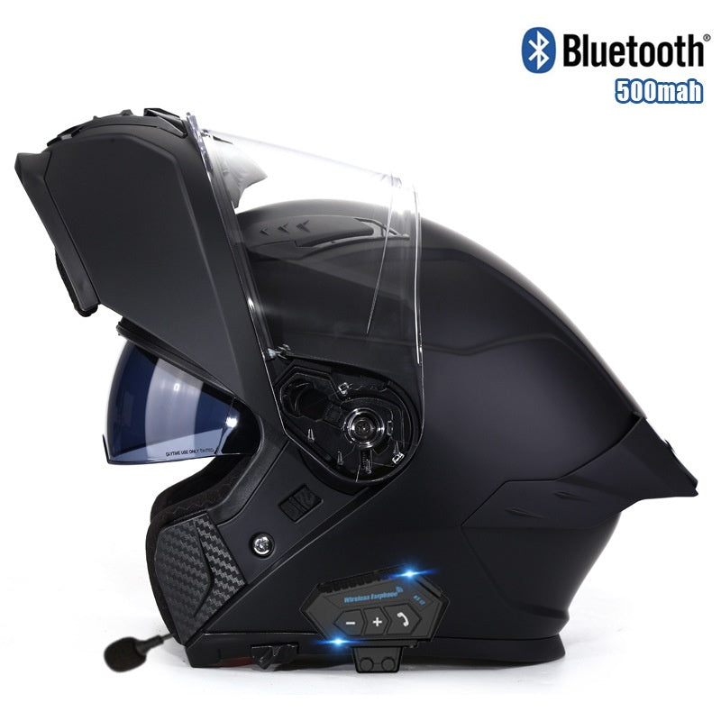 Flip-Up Modular Motorcycle Helmet — Dual Visors-I88