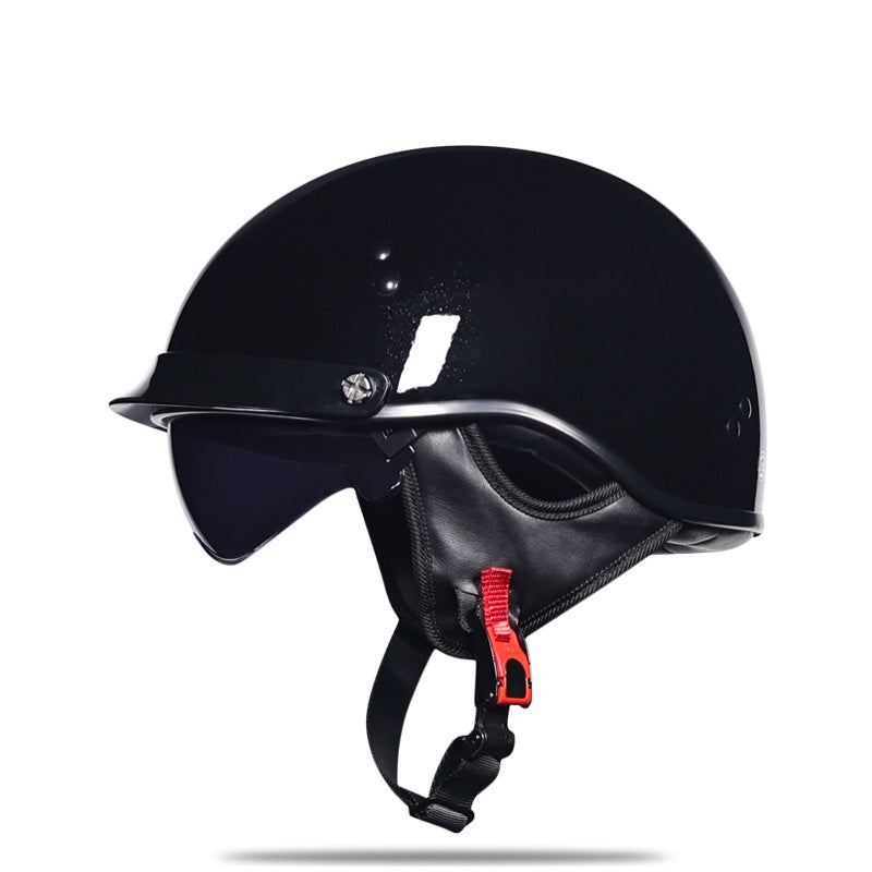 Retro half-helmet motorcycle helmet-I259