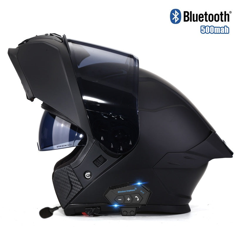 Flip-Up Modular Motorcycle Helmet — Dual Visors-I88