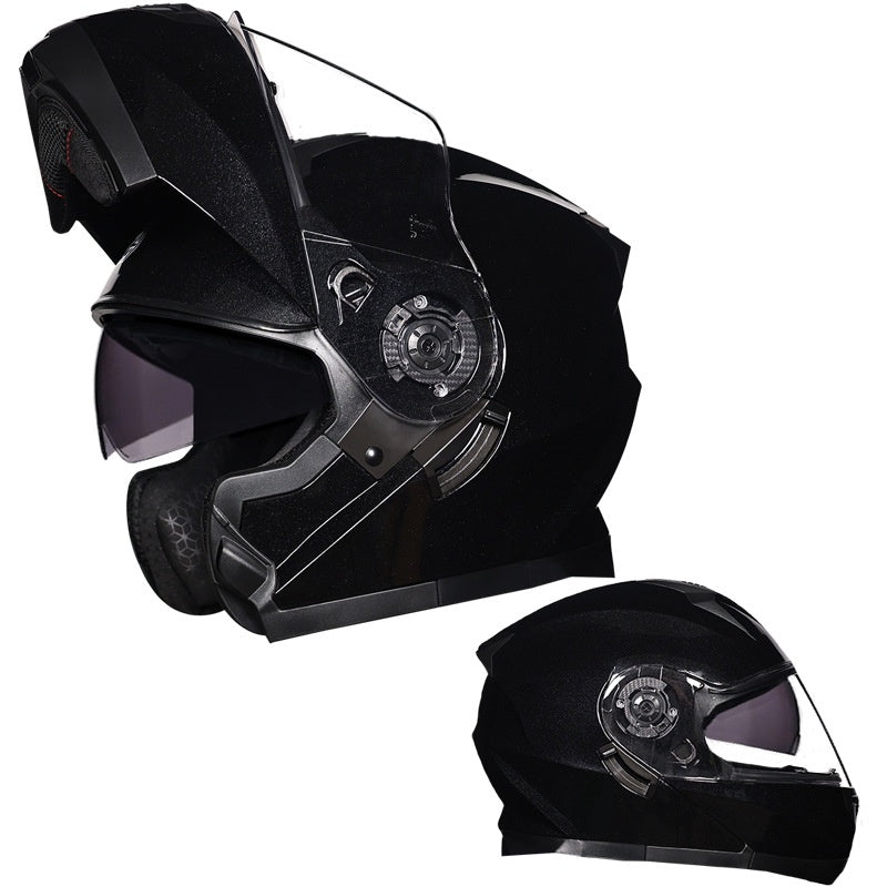 DOT-Certified Dual-Visor Modular Motorcycle Helmet-I215