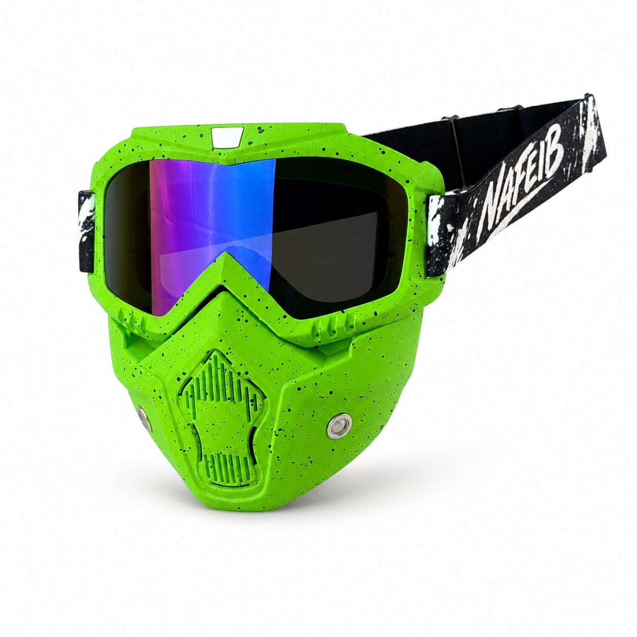 Motorcycle riding mask helmet goggles detachable face shield-H48