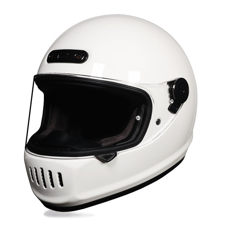 Retro full-face cruiser helmet-I237