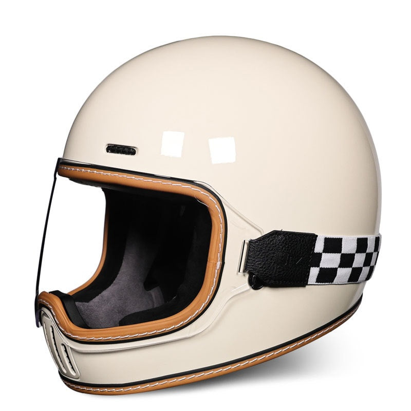 Retro cruiser motorcycle helmet-I217