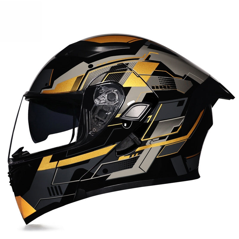 Cyberpunk Mech Full Helmet Motorcycle Helmet Sci-Fi Gear-I59