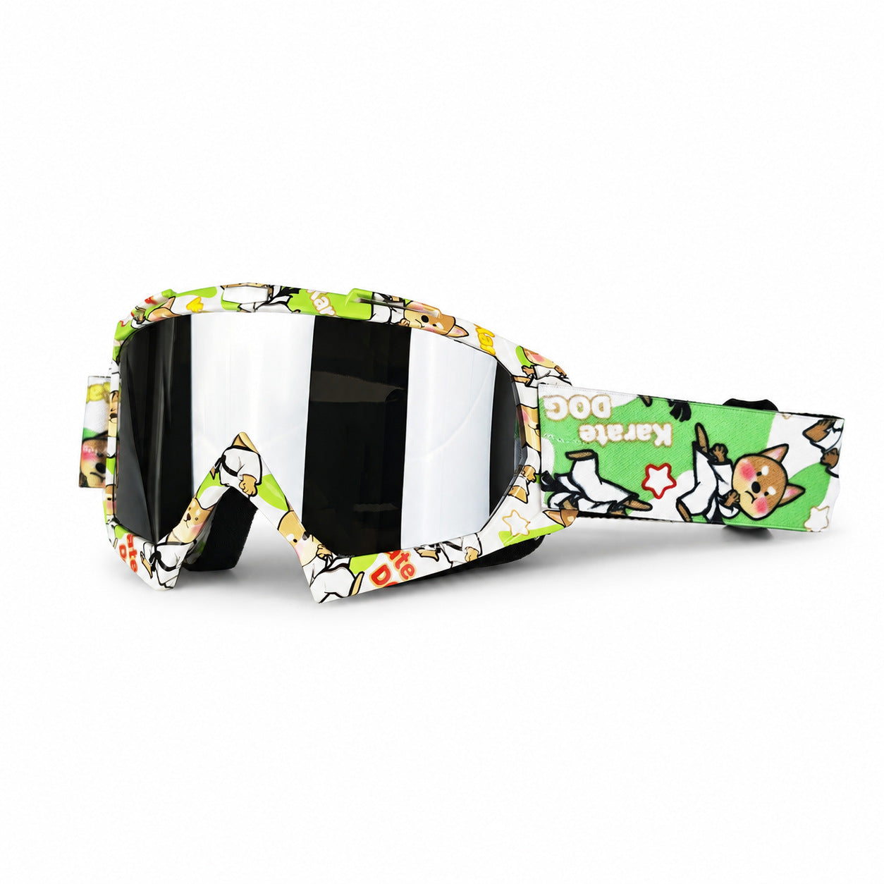 Lightweight motorcycle outdoor goggles with puppy graffiti-H37