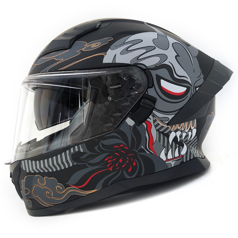 Tech graffiti full-face motorcycle helmet-I48
