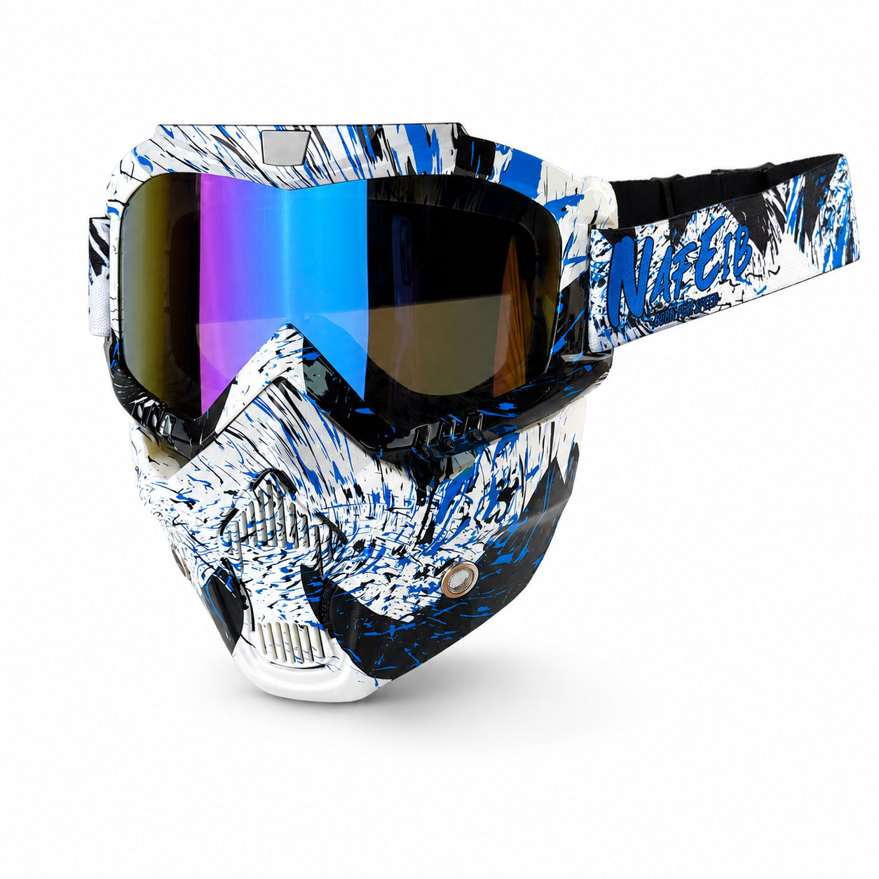 Motorcycle Riding Goggles and Protective Face Mask-H02