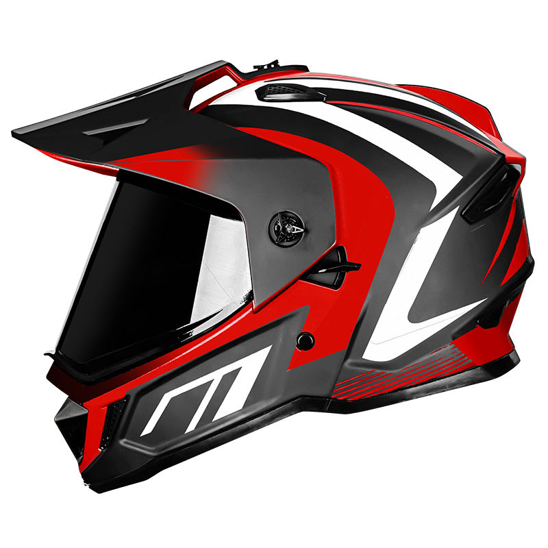 Full-Face Carbon Fiber Adventure Helmet-I107