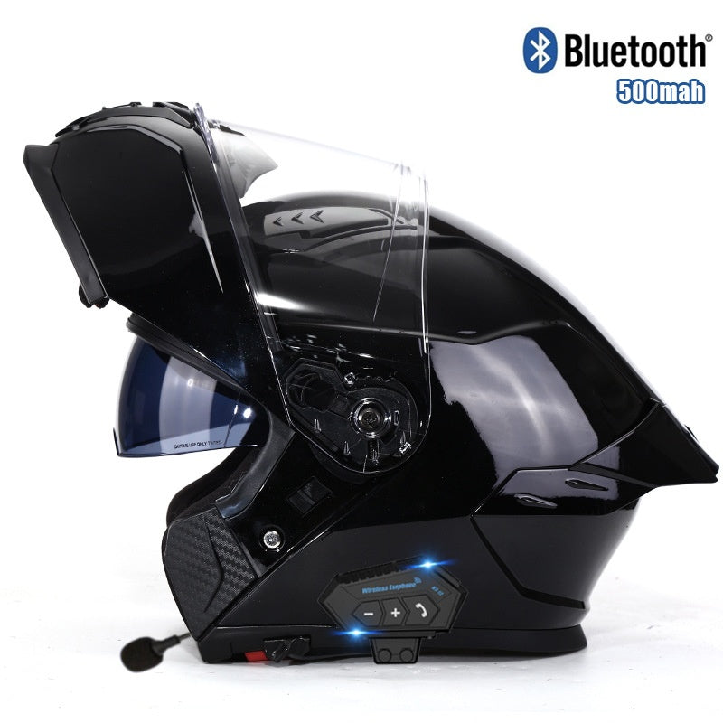 Flip-Up Modular Motorcycle Helmet — Dual Visors-I88