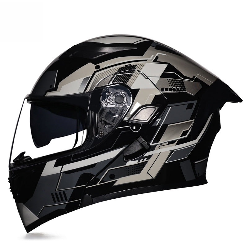 Cyberpunk Mech Full Helmet Motorcycle Helmet Sci-Fi Gear-I59