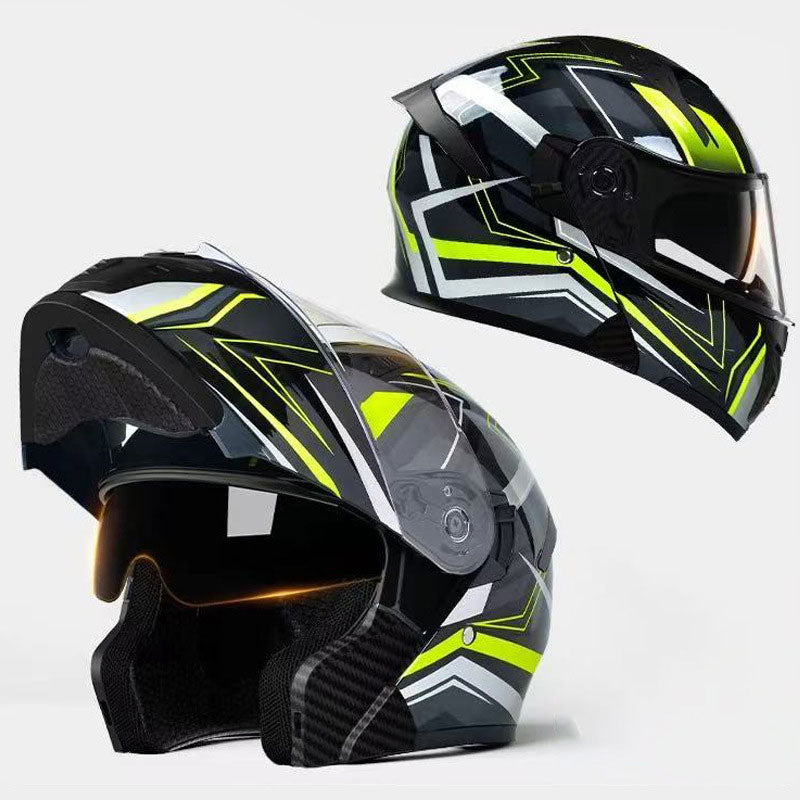 Retro motocross full helmet-I94