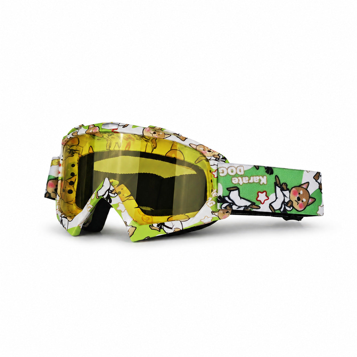 Lightweight motorcycle outdoor goggles with puppy graffiti-H37