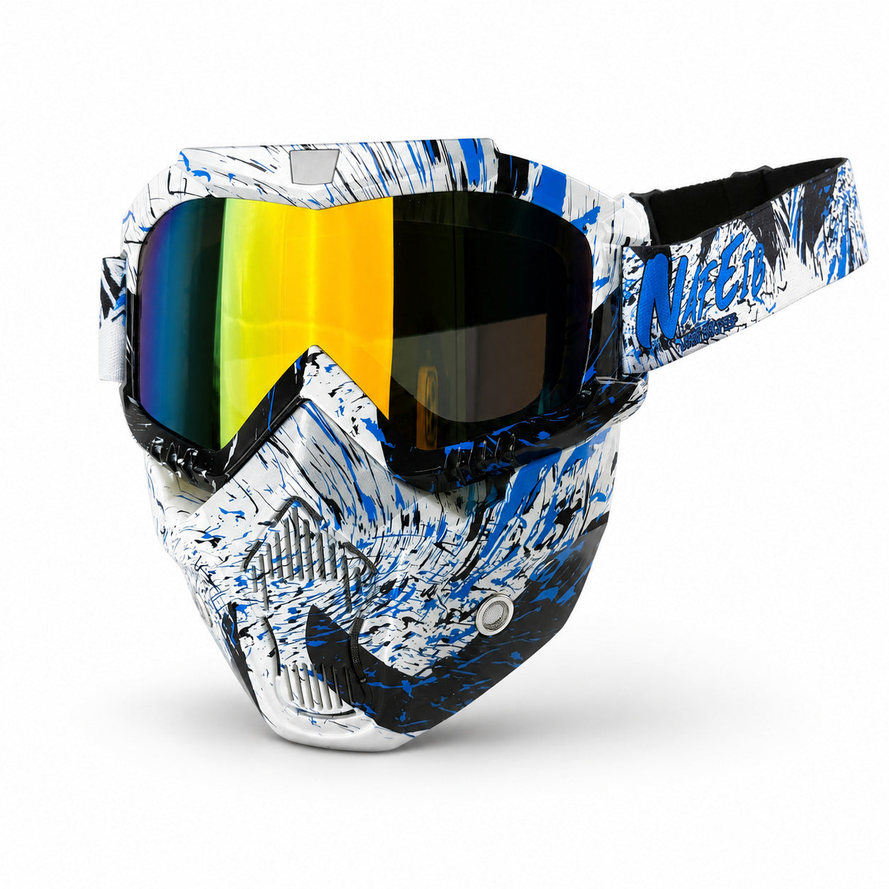 Motorcycle Riding Goggles and Protective Face Mask-H02