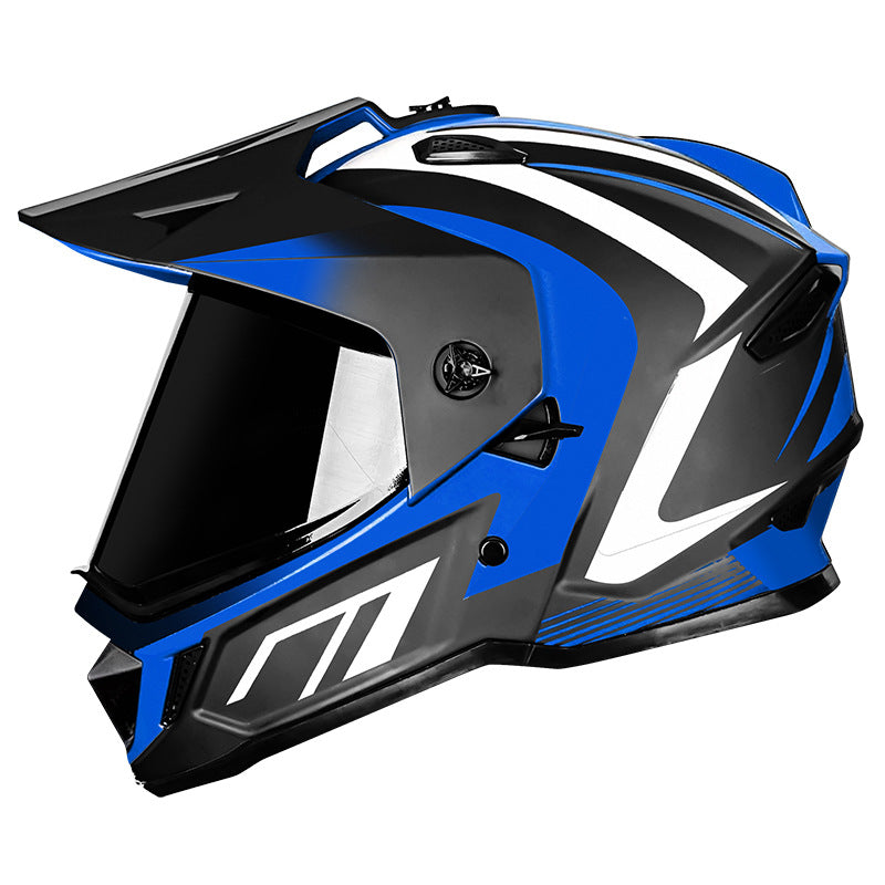 Full-Face Carbon Fiber Adventure Helmet-I107