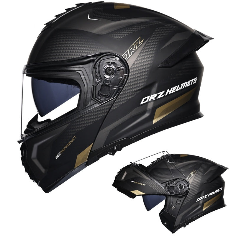 Flip-up helmet dual-lens motorcycle helmet-I175