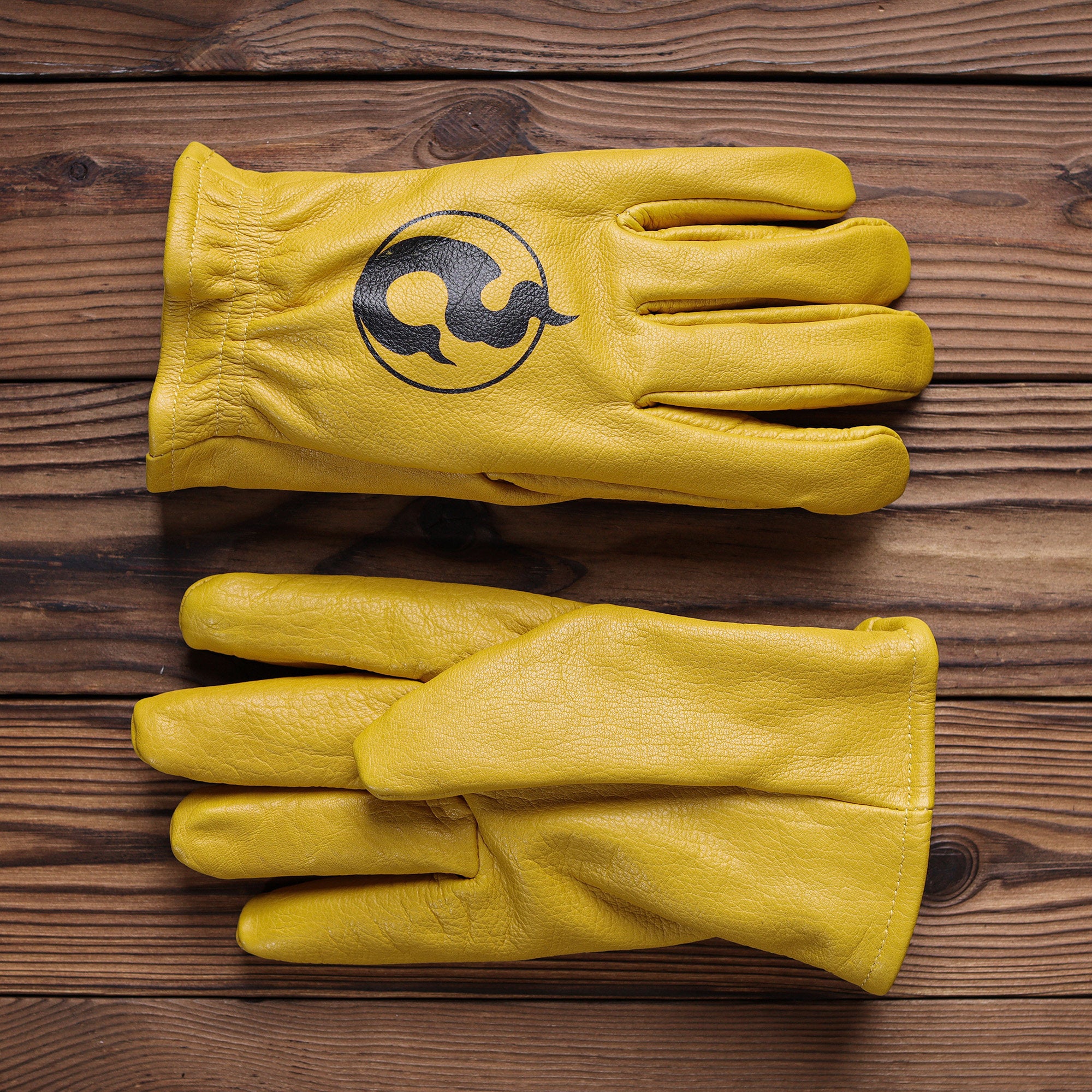 Retro frosted cowhide outdoor cycling gloves-G38