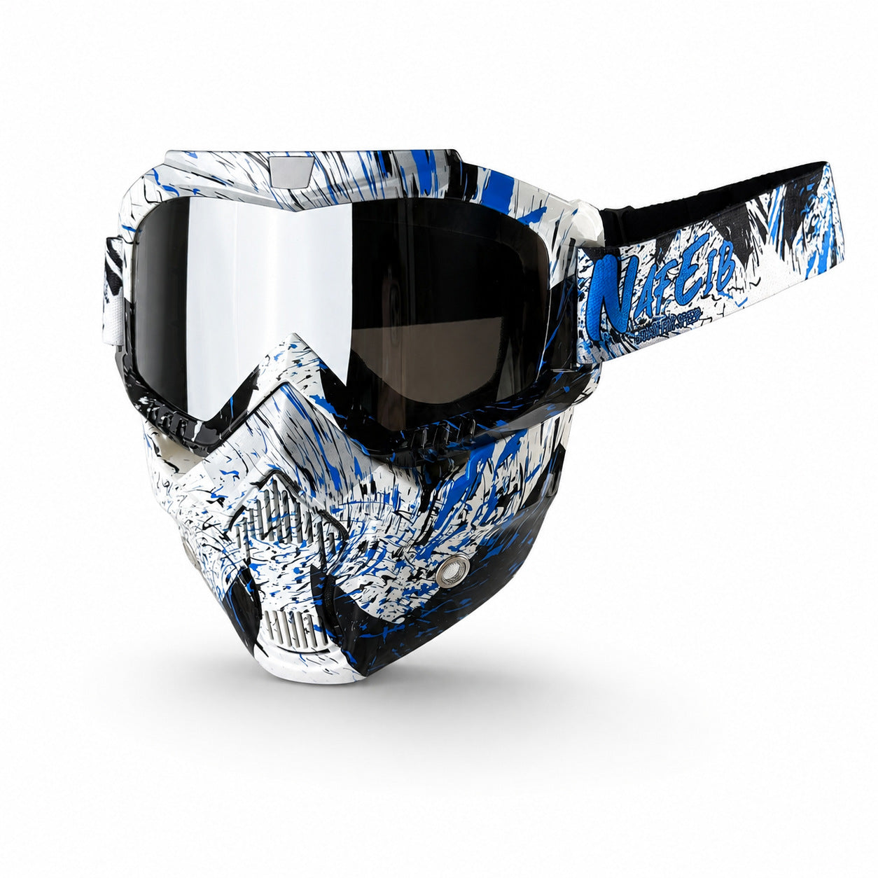 Motorcycle Riding Goggles and Protective Face Mask-H02