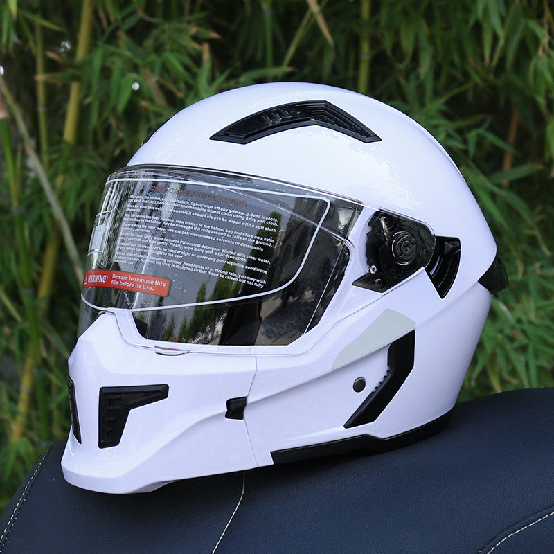 DOT-Certified Modular Motorcycle Helmet (Convertible Full-Face)-I165