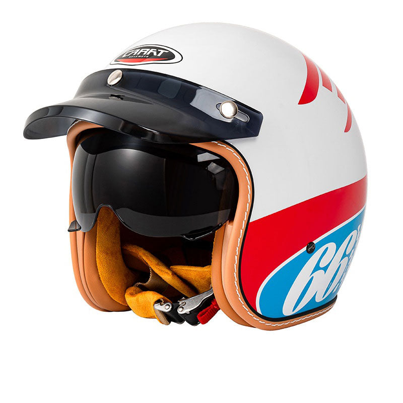 Retro open-face motorcycle helmet- I30