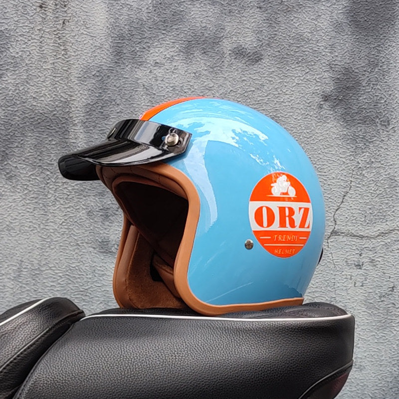 Retro Harley motorcycle helmets for men and women-I20