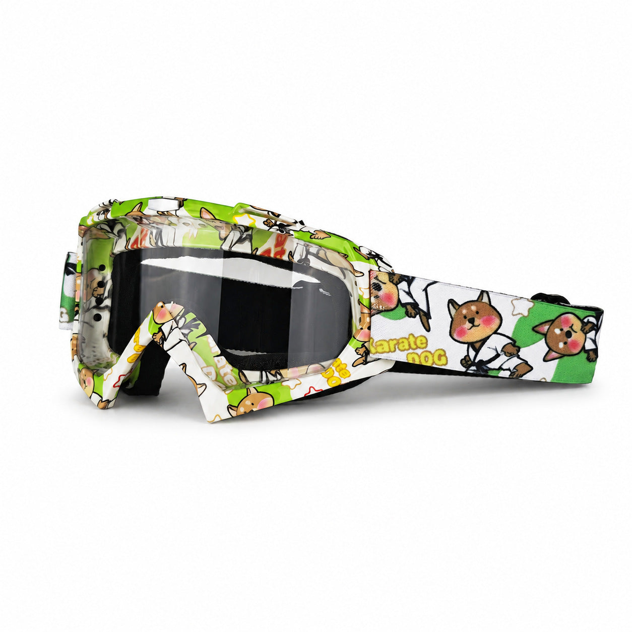 Lightweight motorcycle outdoor goggles with puppy graffiti-H37