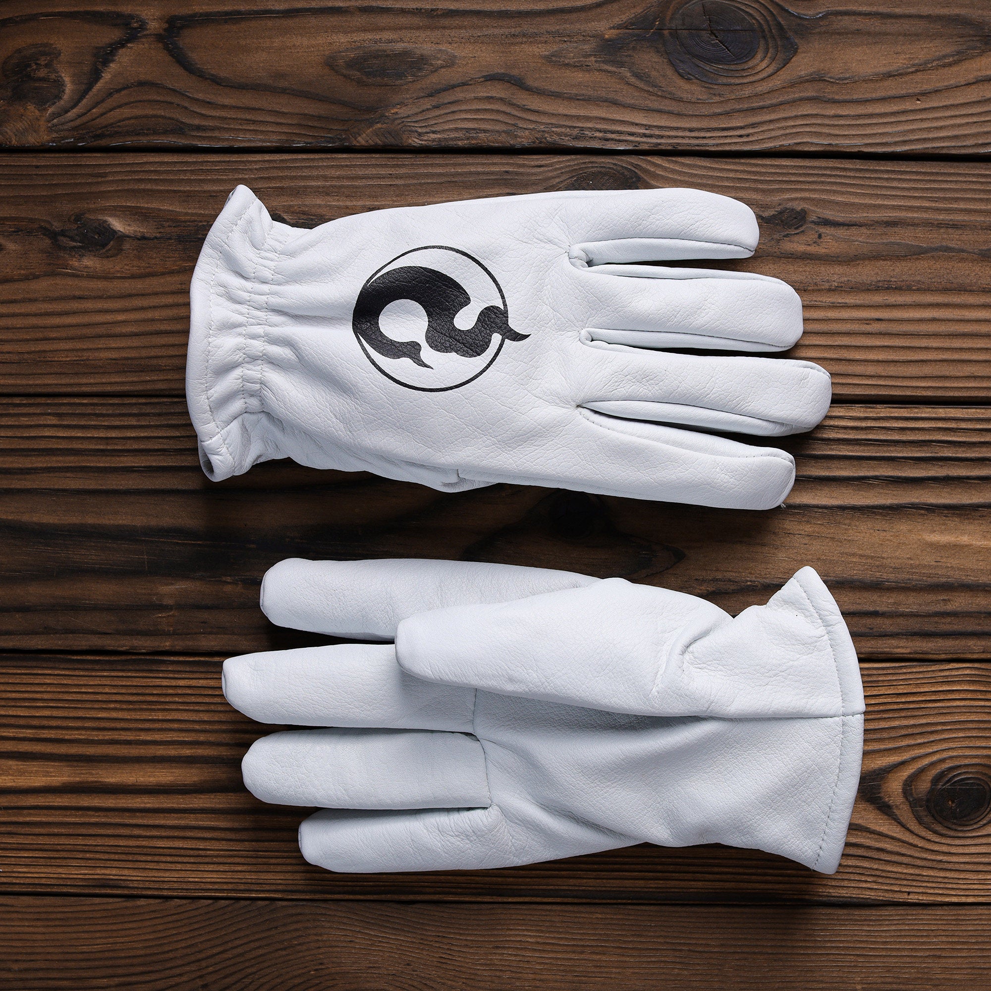Retro frosted cowhide outdoor cycling gloves-G38