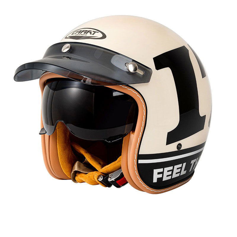Retro open-face motorcycle helmet- I30