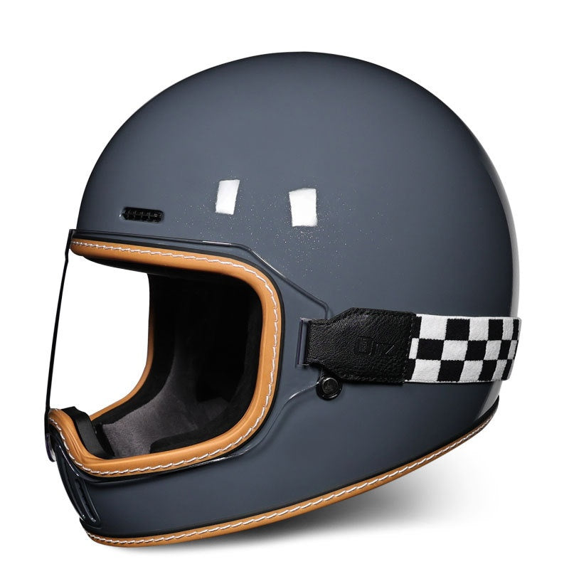 Retro cruiser motorcycle helmet-I217