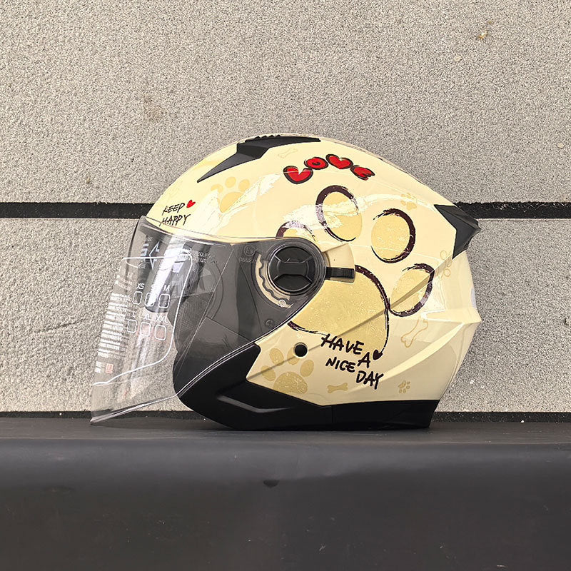 DOT Dual-Mirror Motorcycle Helmet-I216
