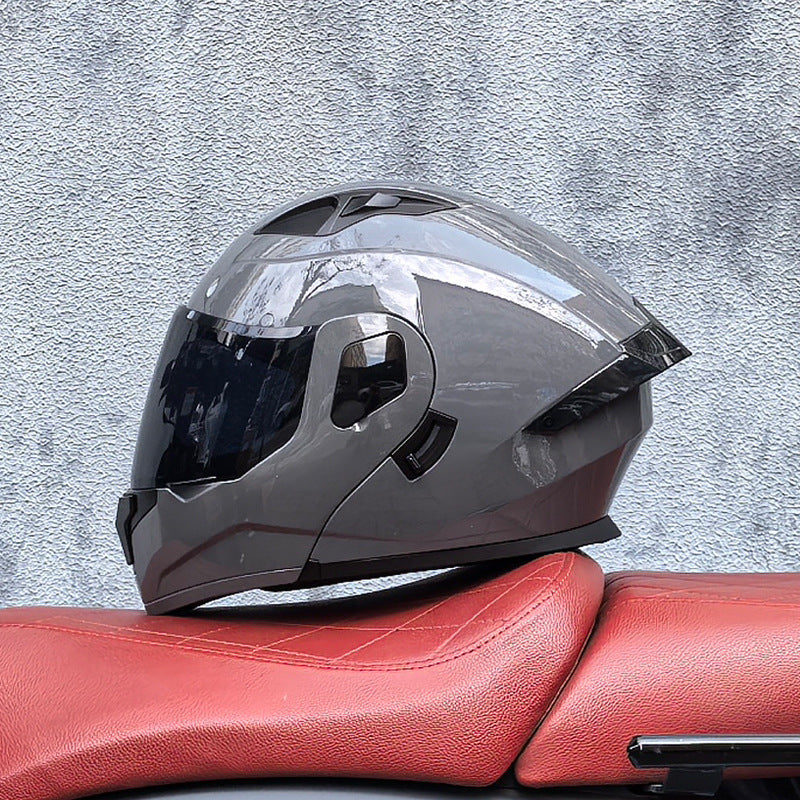 Cool modular motorcycle helmet with dual visors-I184