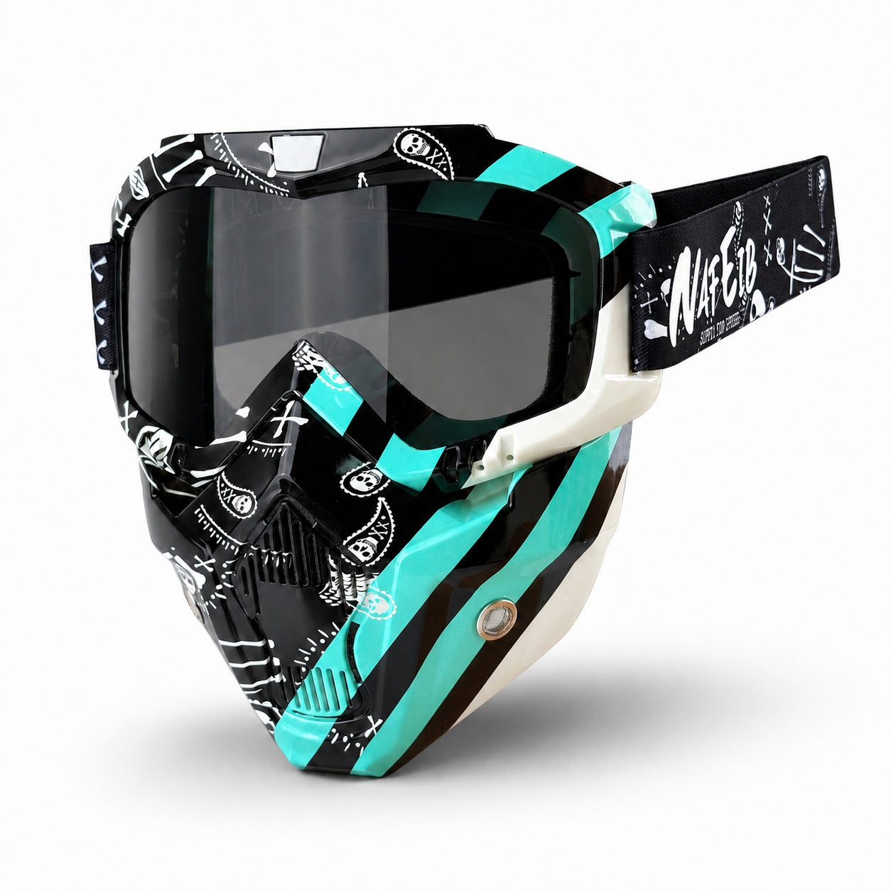Motorcycle Riding Goggles and Protective Face Mask-H02