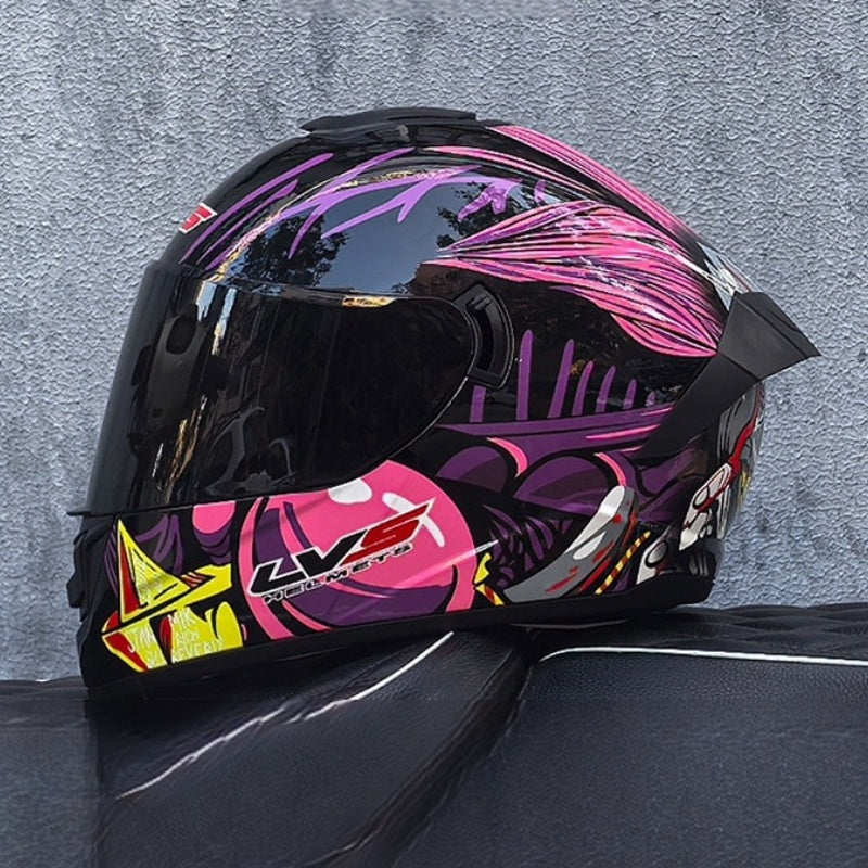 Bluetooth motorcycle helmet with dual visors-I245