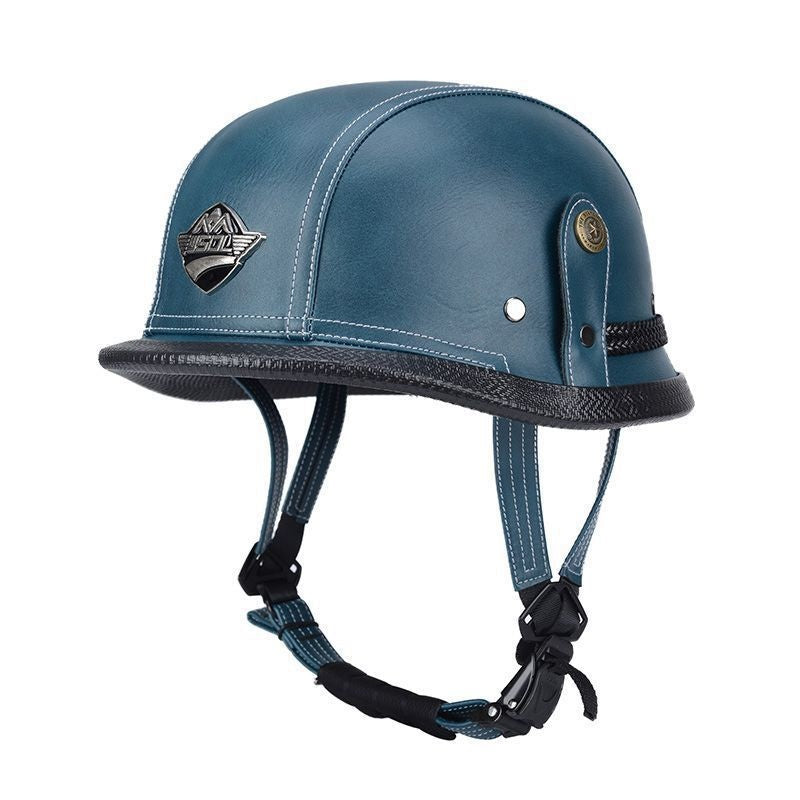 Pedal German Steel Helmet Cruise Retro Half Helmet - I15