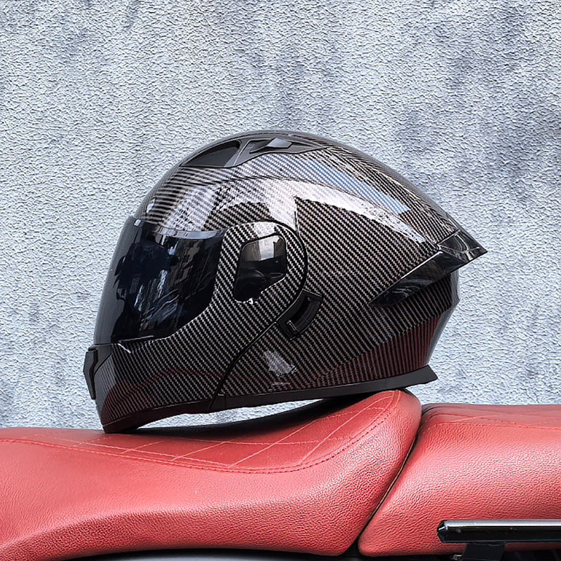 Cool modular motorcycle helmet with dual visors-I184