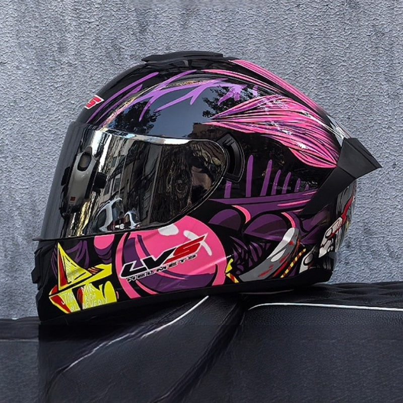 Bluetooth motorcycle helmet with dual visors-I245