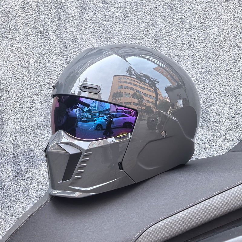 Motorcycle Cruiser-Style Detachable Scorpion Helmet-I178