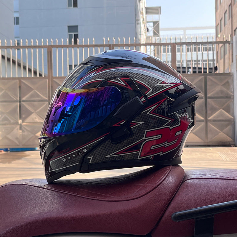 KTVMOTO Full-face Motorcycle Helmet Design-I260
