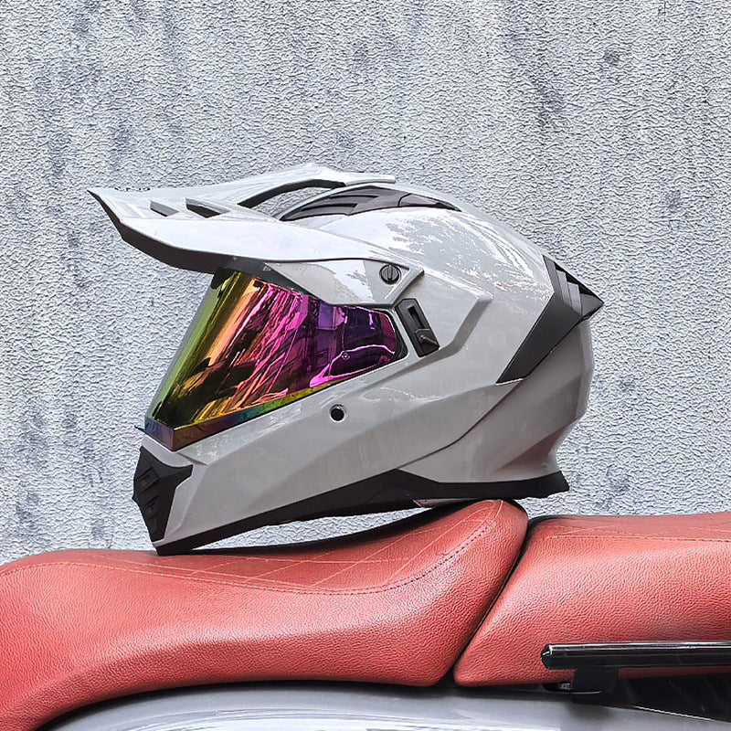 Motorcycle dual-sport helmet-I228