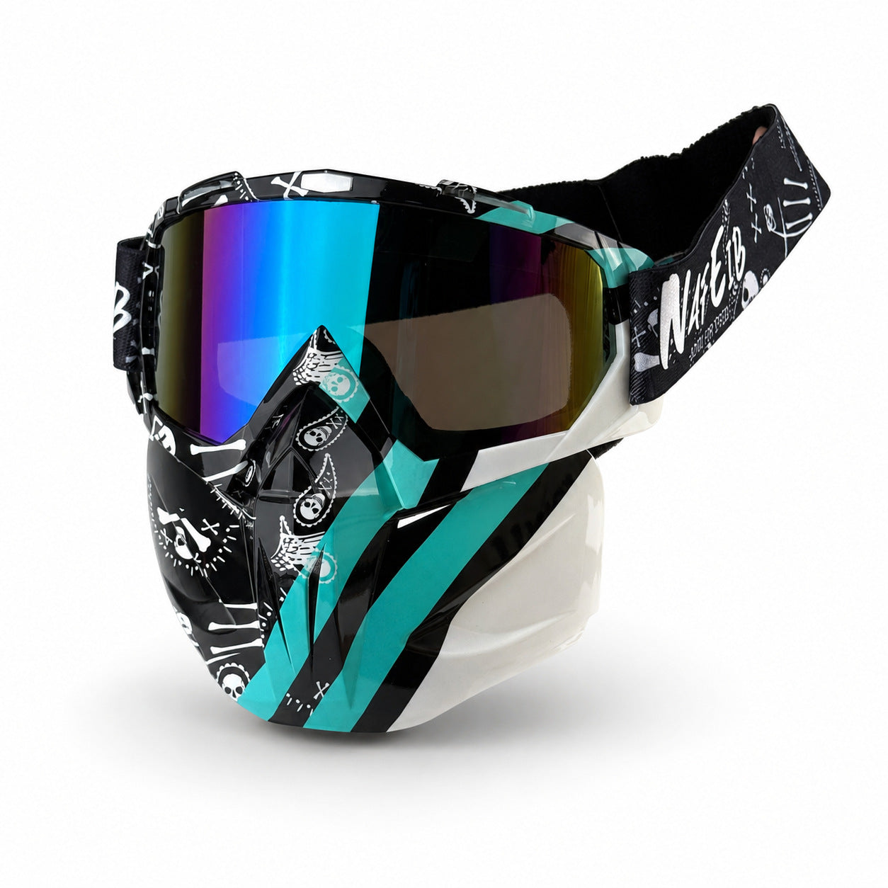 Anti-glare Motorcycle Goggles and Face Mask-H04